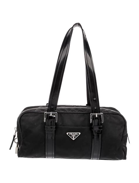 prada bauletto shoulder bag|Prada bauletto bag black.